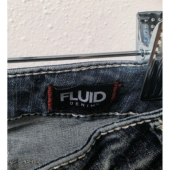 Silver Jeans Co Boyfriend Distressed Skinny Jeans W27L29 Medium Wash Fluid Denim - Picture 5 of 9